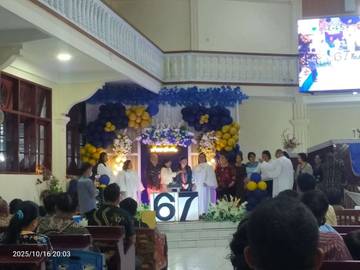 Jemaat Eklesia Tahuna Rayakan  HUT ke 67