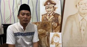  Mengintip Lukisan Getah Pisang di Kabupaten Sampang