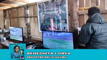 RRI SP Oksibil Menggelar Turnamen PS 3