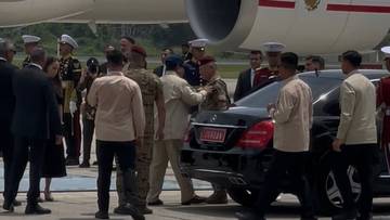 Presiden Prabowo Antar Kepulangan Raja Abdullah II