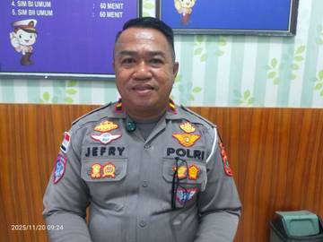 Kaur BinOps Satlantas Sangihe Himbau Masyarakat Taat Berlalulintas