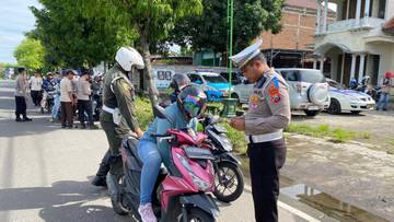  Satlantas Polres Madiun Gelar Operasi Gabungan Kendaraan Bermotor