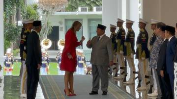 Momen Presiden Prabowo Terima Kunjungan Ratu Máxima