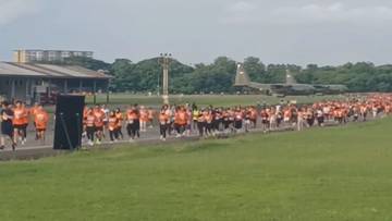 Ribuan Peserta Ramaikan Air Force Run Lanud Hasanuddin