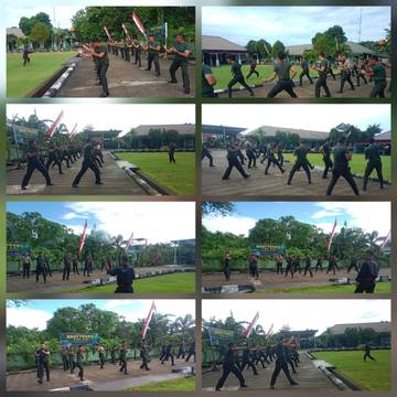 TNI AD Talaud Siap Ujian Kenaikan Sabuk PSM