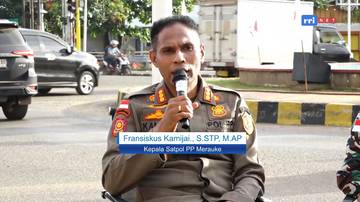  Satpol PP Ajak Warga Jaga Keamanan Natal