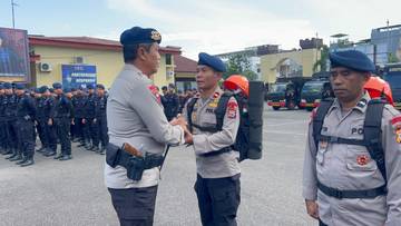 Seratus Personel Polda Sulsel Siap Membantu Korban Bencana Sumatra