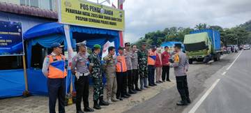Personel Gabungan Siaga di Jalur Poros Maros–Bone