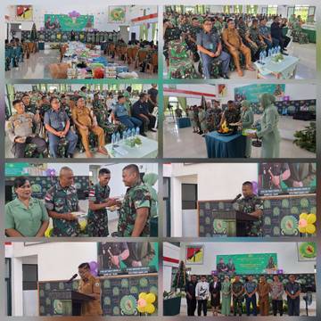 Perayaan Natal dan HUT ke-8 Kodim 1312/Talaud