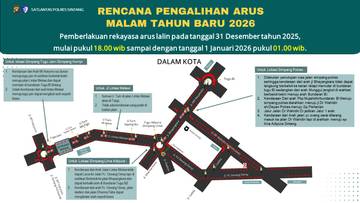 Ini Rekayasa Lalu Lintas Jelang Tahun Baru di Sintang 