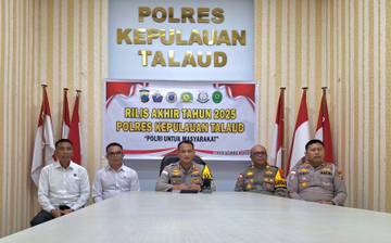Polres Talaud Rilis Capaian Kinerja Akhir 2025