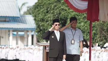 Kemenag Aceh Barat Gelar Upacara HAB Ke-80