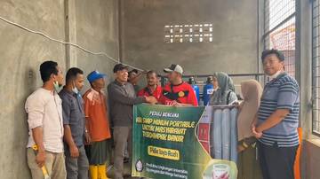  Tim S3 UNDIP Salurkan Teknologi Air Bersih Pascabanjir