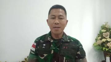 Personil Kodim 1301 Sangihe Bantu Penanganan Bencana Sitaro
