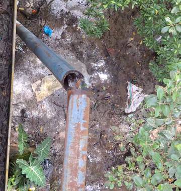 Gempa M6,4, Pipa PDAM Jembatan Barowo Patah