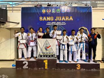  Aksi Atlet INKAI Ponpes Muba di Kejuaraan Karate  