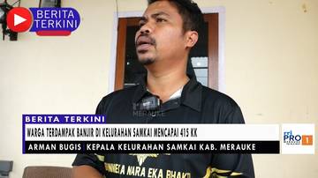Warga Terdampak Banjir Kelurahan Samkai Mencapai 415 KK