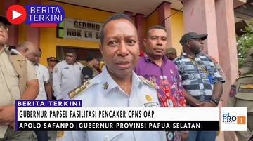 Gubernur Papsel Fasilitasi Pencaker CPNS OAP