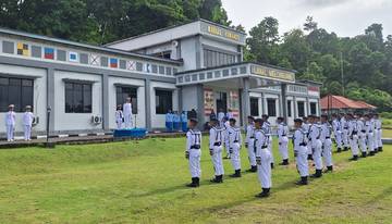 Lanal Melonguane Gelar Upacara Hari Dharma Samudera 2026