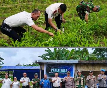 Lapas Lirung Gelar Panen Raya Serentak Dukung Hanpangan