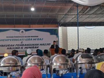 Yayasan Pendidikan Hajjah Munirah Gelar Tasyakuran Pembangunan Masjid