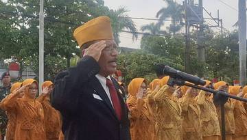Peringatan HUT Ke-69 LVRI Madiun Diawali Upacara dan Tabur Bunga