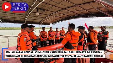 Kapal Motor Bintang Laut Tenggelam di Laut Arafuru