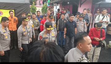 Kapolda Jabar Tinjau Korban Tambang Emas Pongkor