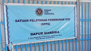 SPPG Dapur Mardika Tikala Baru diresmikan