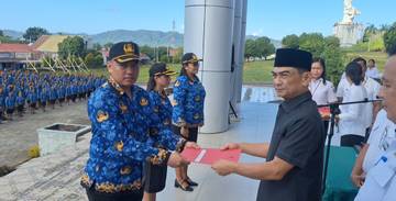 Bupati Talaud Lantik Ratusan PPPK Paruh Waktu