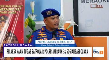 Satpolairud Polres Merauke Kawal Ketertiban Perairan