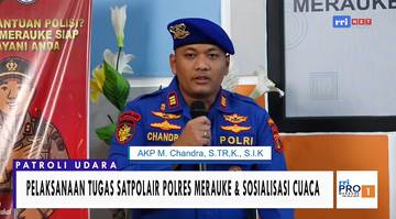 Satpolairud Polres Merauke Ingatkan, Waspada Cuaca Ekstrem