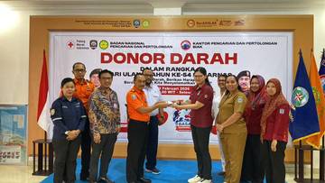 SAR Biak, Gelar Donor Darah Sambut HUT Ke-54