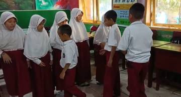 SDN Pangarangan 1 Manfaatkan Moment Sya’ban dengan Saling Memaafkan