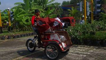 Tukang Becak Kota Madiun Ikuti Pelatihan Becak Listrik