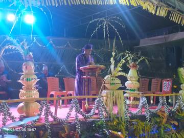 BupatiSangihe Ingatkan Jemaat Enengpahembang Jaga Budaya Sakral Tulude 