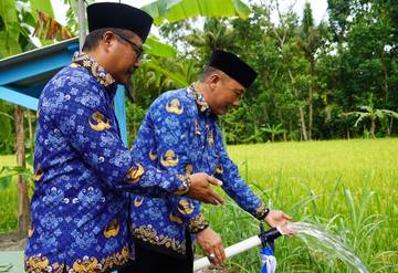 Atasi Krisis Air, KORPRI Beri Bantuan Sumur di Semuten