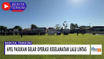 Apel Pasukan Gelar Operasi Keselamatan Lalu Lintas