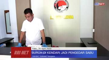 Buruh Lepas di Kendari Nekat Jadi Pengedar Narkoba