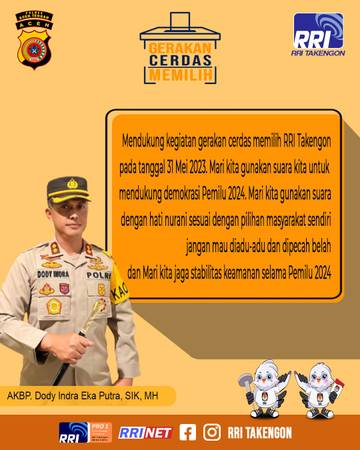 Dukungan Kapolres Aceh Tengah GCM RRI Takengon