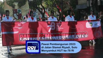 Pawai Pembangunan 2023 Surakarta Disambut Ribuan Warga