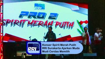 Konser Spirit Merah Putih RRI Surakarta Sukses Ajak Muda Mudi Bergoyang