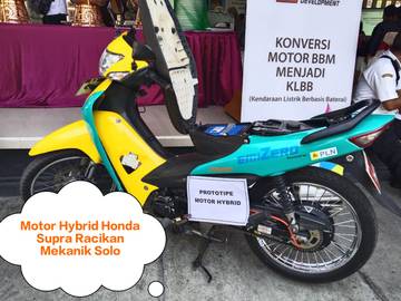 Segini Biaya dan Cara Ubah Motor Supra Jadi Hybrid Irit BBM 