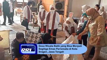 Desa Wisata Batik Sragen Jadi Segitiga Emas dan Langganan Istana