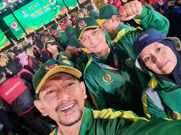 Upacara Pembukaan Porprov VIII di Gelora Delta Sidoarjo 