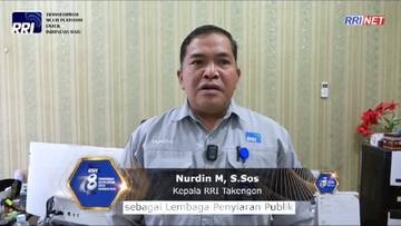Ucapan Hari Radio 2023 Kepala RRI Takengon Nurdin