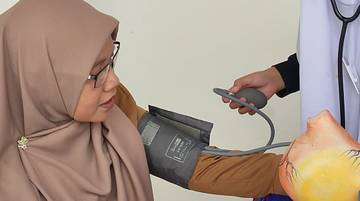 Meriahkan FPN RRI, SMK 1001 Buka Stand Cek Kesehatan
