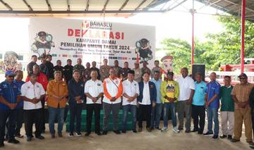 Bawaslu Biak Numfor Gelar Deklarasi Pemilu Damai