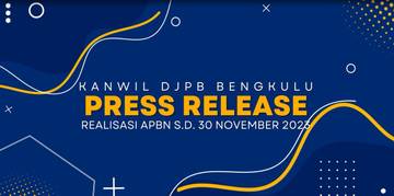 Update Kinerja APBN Bengkulu November 2023