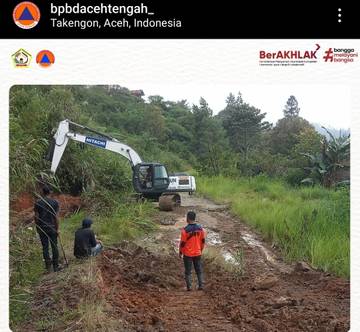 BPBD Petakan Daerah Rawan Bencana Jelang Pemilu di Aceh Tengah